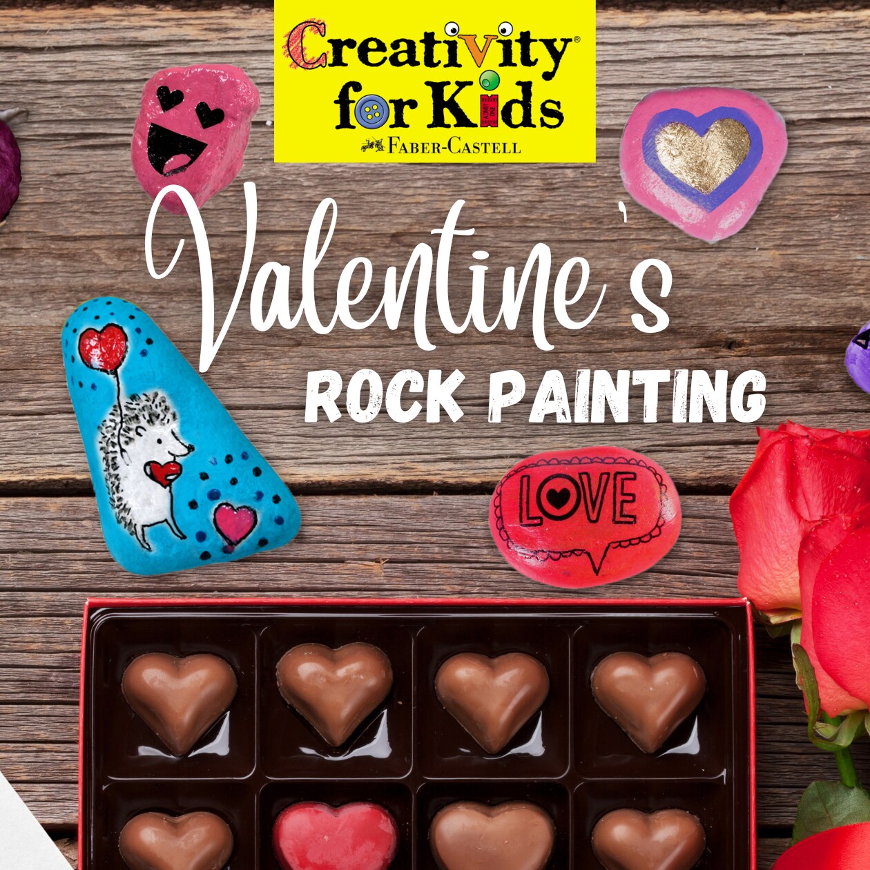Kids Club: Valentine's Rock Painting